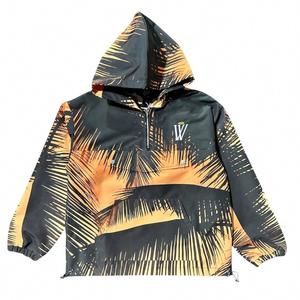 NEW MR. WAVE men's la palmas windbreaker jacket in sunset